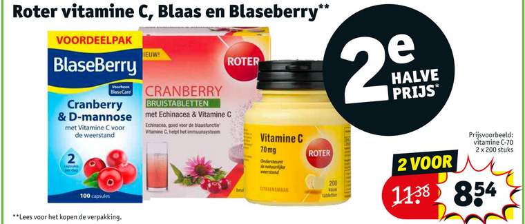 Roter   voedingssupplement folder aanbieding bij  Kruidvat - details