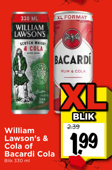 William Lawsons   mixdrank folder aanbieding bij  Vomar - details