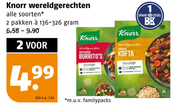 Knorr   maaltijdmix folder aanbieding bij  Poiesz - details