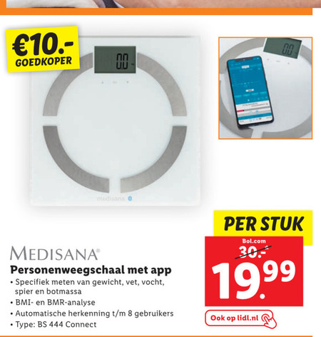 Sovjet Demon Play consultant Medisana weegschaal folder aanbieding bij Lidl - details