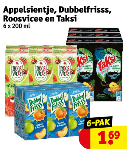 Appelsientje   fruitdrank folder aanbieding bij  Kruidvat - details