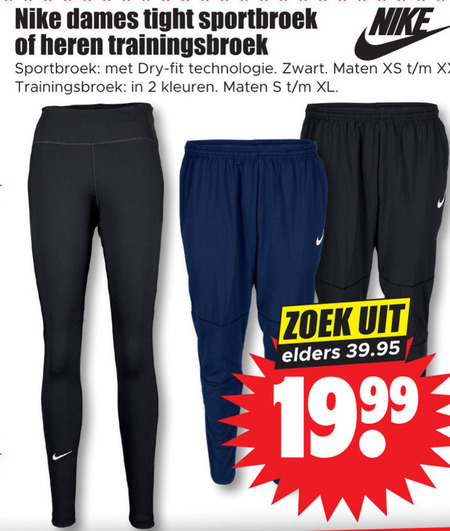 betreuren Incubus Bepalen dames joggingbroek, heren joggingbroek folder aanbieding bij Dirk - details