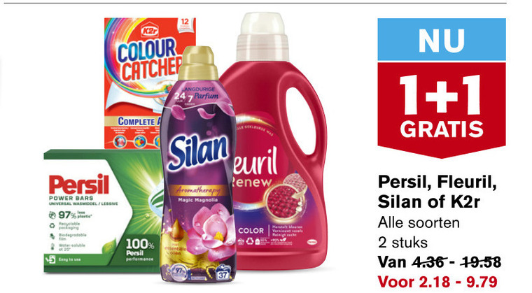 Silan   wasmiddel, wasverzachter folder aanbieding bij  Hoogvliet - details