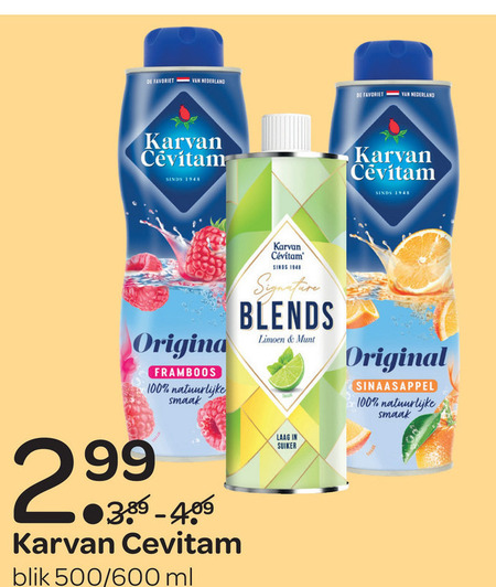 Karvan Cevitam   limonadesiroop folder aanbieding bij  Spar - details