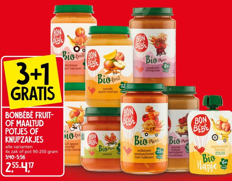 Bonbebe babyvoeding folder aanbieding bij Jan Linders details