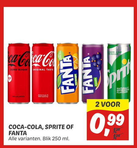 Sprite   cola, frisdrank folder aanbieding bij  Dekamarkt - details