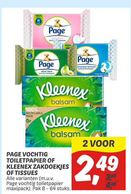 Page   zakdoek, vochtig toiletpapier folder aanbieding bij  Dekamarkt - details