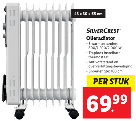 SUPRA OLIA 1000- Radiateur à Huile | 1000W