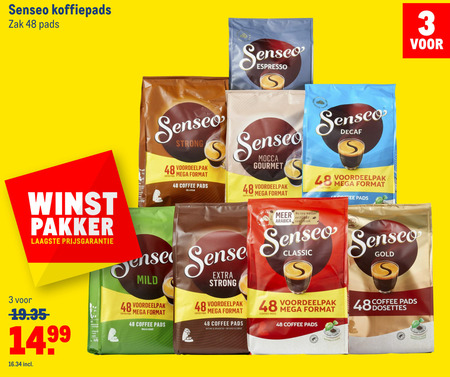 Douwe Egberts Senseo   koffiepad folder aanbieding bij  Makro - details