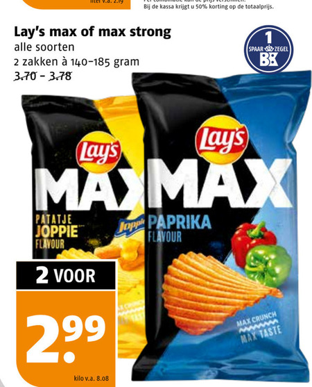 Lays   chips folder aanbieding bij  Poiesz - details