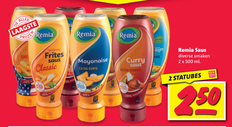 Remia   curryketchup, tomatenketchup folder aanbieding bij  Nettorama - details