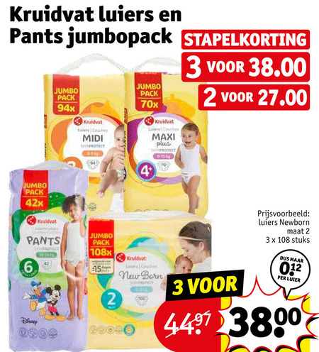 Kruidvat Huismerk   luiers, luierbroekjes folder aanbieding bij  Kruidvat - details