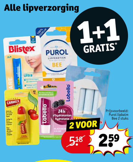 Blistex   lippenbalsem folder aanbieding bij  Kruidvat - details