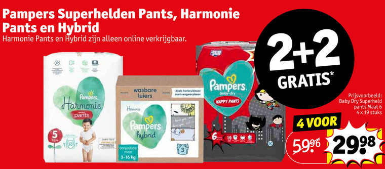 Pampers   luierbroekjes folder aanbieding bij  Kruidvat - details