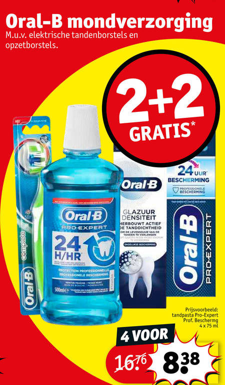 Oral-B   mondverzorging, tandenborstel folder aanbieding bij  Kruidvat - details