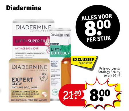 Diadermine   dagcreme, gezichtsverzorging folder aanbieding bij  Kruidvat - details