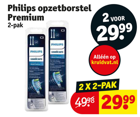 Philips   opzetborstel folder aanbieding bij  Kruidvat - details