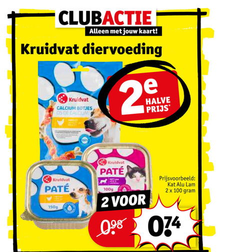 Kruidvat Huismerk   hondenvoer, kattenvoer folder aanbieding bij  Kruidvat - details