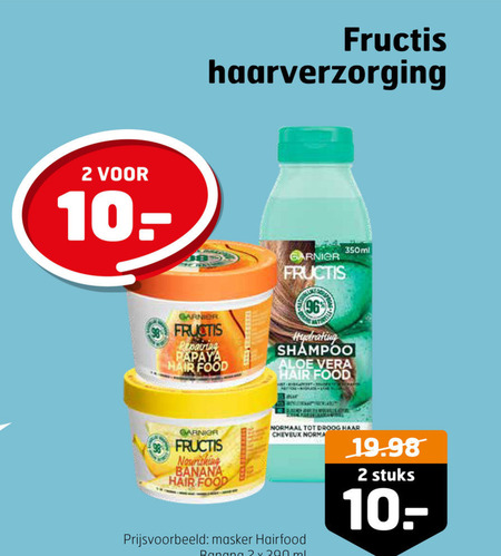 Garnier Fructis   haarverzorging, shampoo folder aanbieding bij  Trekpleister - details