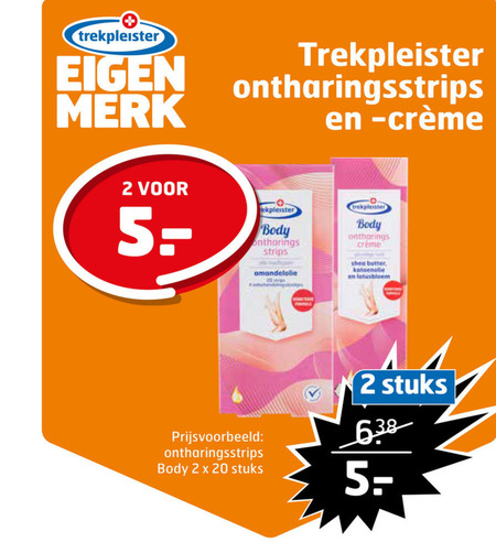 Trekpleister Huismerk   ontharingsstrips folder aanbieding bij  Trekpleister - details