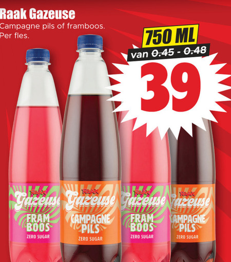 Raak   frisdrank folder aanbieding bij  Dirk - details