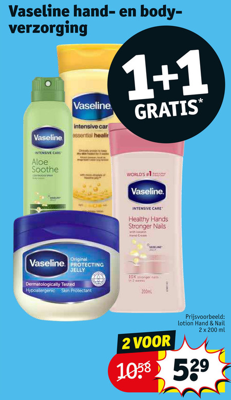 Vaseline   huidverzorging, bodylotion folder aanbieding bij  Kruidvat - details