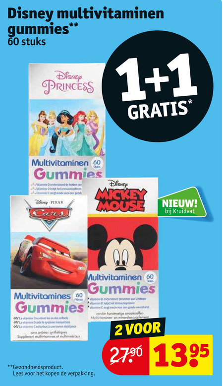 Gummies   multivitaminen folder aanbieding bij  Kruidvat - details