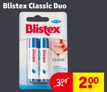 Blistex   lippenbalsem folder aanbieding bij  Kruidvat - details