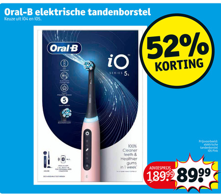 Braun Oral-B   electrische tandenborstel folder aanbieding bij  Kruidvat - details