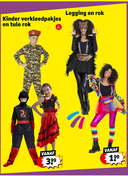 Kenmerkend Frustratie Fabriek verkleedset meisjes, carnavalskleding folder aanbieding bij Kruidvat -  details
