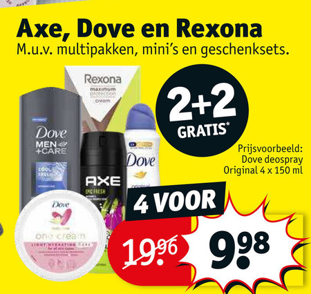 Dove   douchegel, deodorant folder aanbieding bij  Kruidvat - details