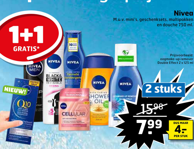 Nivea   shampoo, douchegel folder aanbieding bij  Trekpleister - details