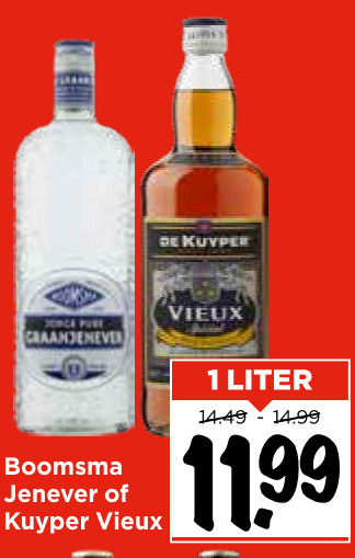 De Kuyper   vieux, jenever folder aanbieding bij  Vomar - details