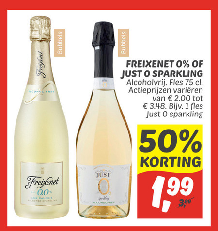 Freixenet   champagne sparkling wijn folder aanbieding bij  Dekamarkt - details