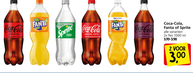 Sprite   cola, frisdrank folder aanbieding bij  Jan Linders - details