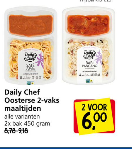 Daily Chef   oosterse maaltijd folder aanbieding bij  Jan Linders - details