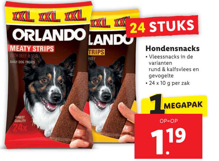 hondensnacks folder aanbieding bij Lidl details