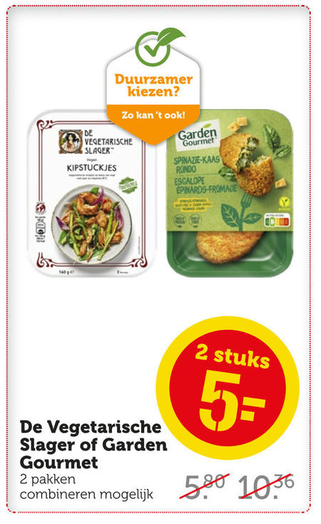 Garden Gourmet   vegetarisch folder aanbieding bij  Coop - details