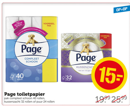 Page   toiletpapier folder aanbieding bij  Coop - details