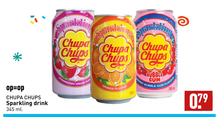 Chupa Chups   frisdrank folder aanbieding bij  Aldi - details