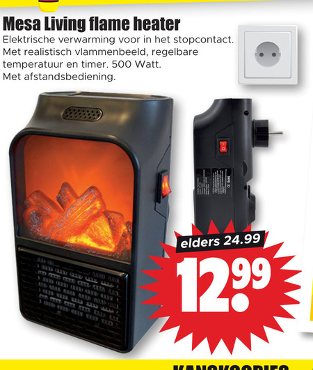 elektrische kachel folder aanbieding bij - details