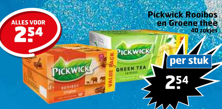 Pickwick   thee folder aanbieding bij  Trekpleister - details