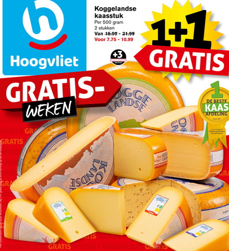 Koggelandse   kaas folder aanbieding bij  Hoogvliet - details