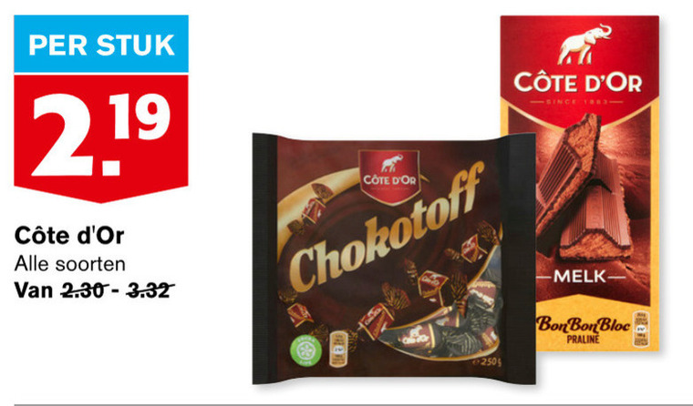 Chokotoff   chocolade folder aanbieding bij  Hoogvliet - details