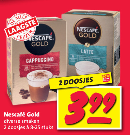 Nescafe   oploskoffie folder aanbieding bij  Nettorama - details