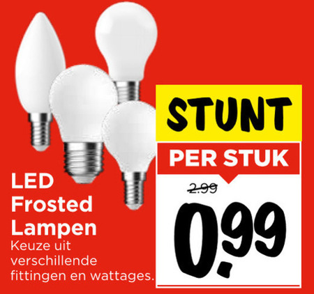 Ster Vochtig Welke led lamp folder aanbieding bij Vomar - details