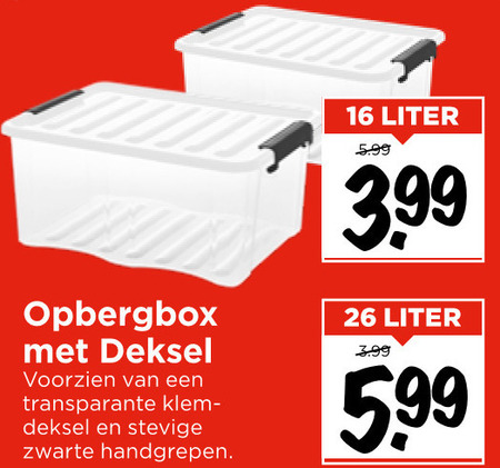 Poging Habubu Avonturier opbergdoos folder aanbieding bij Vomar - details