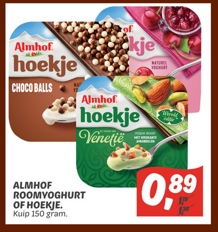 Almhof   vruchtenyoghurt, toetje folder aanbieding bij  Dekamarkt - details