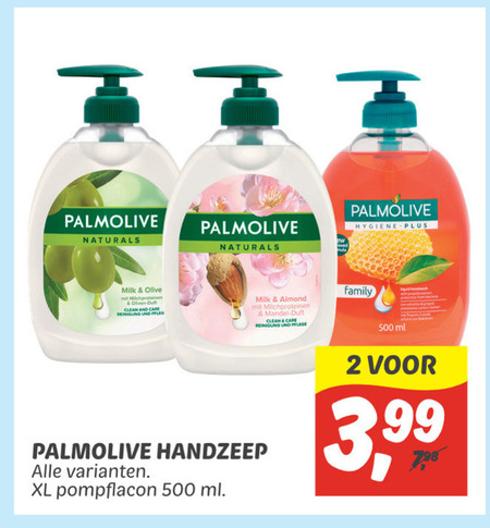 Palmolive   handzeep folder aanbieding bij  Dekamarkt - details