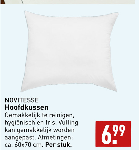 het formulier Centraliseren Kwaadaardig hoofdkussen folder aanbieding bij Aldi - details